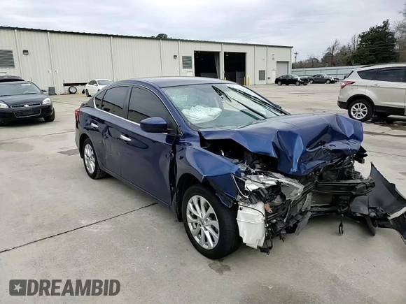 2019 Nissan Sentra SV with VIN 3N1AB7AP9KY215293, listed as a Copart auction lot 88213525 with 48,725 mi miles and Salvage Title. Bid and sale history available at DreamBid. Image 11.