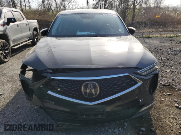 2022 Acura MDX w/Technology Package with VIN 5J8YE1H49NL037704, listed as a Copart auction lot 53861965 with 23,331 mi miles and Salvage Title. Bid and sale history available at carsss.com. Image 5.