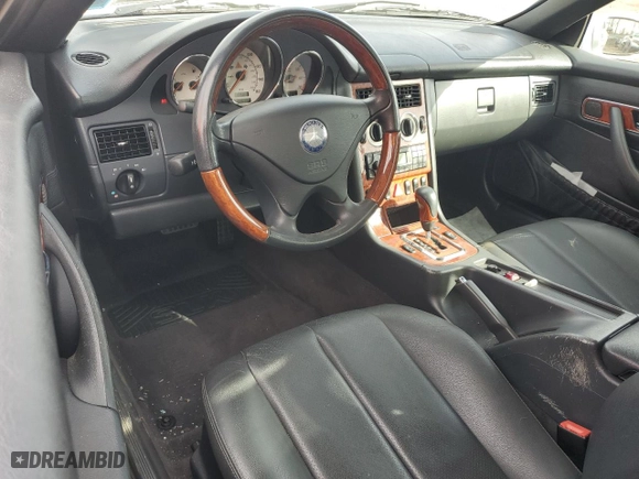 2003 Mercedes-Benz SLK-Class 3.2L with VIN WDBKK65F83F290023, listed as a Copart auction lot 49598115 with NaN miles and Salvage Title. Bid and sale history available at carsss.com. Image 8.