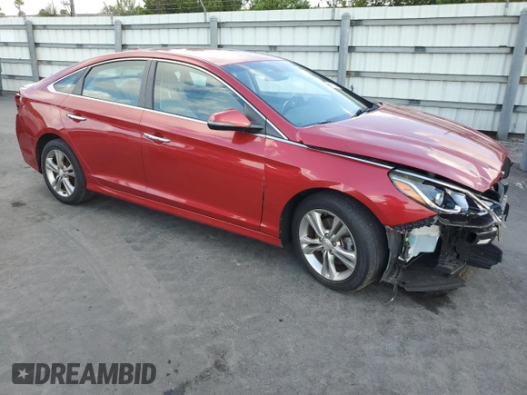 2018 Hyundai Sonata Limited with VIN 5NPE34AF2JH608341, listed as a Copart auction lot 50949365 with 52,815 mi miles and Salvage Title. Bid and sale history available at carsss.com. Image 4.