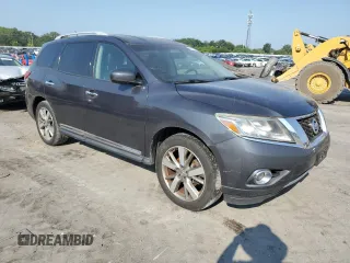 2014 Nissan Pathfinder SL with VIN 5N1AR2MM8EC658847, listed as a Copart auction lot 62462625 with 136,558 mi miles and Clean title. Bid and sale history available at DreamBid. Image 4.