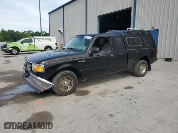 1995 Ford Ranger Splash with VIN 1FTCR14X7STA56373, listed as a Copart auction lot 50541255 with 119,214 mi miles and Salvage Title. Bid and sale history available at carsss.com. Image 1.