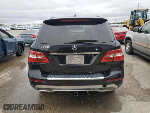 2013 Mercedes-Benz M 350 with VIN 4JGDA5JB6DA232335, listed as a Copart auction lot 51833395 with Not Provided miles and Salvage Title. Bid and sale history available at DreamBid. Image 6.