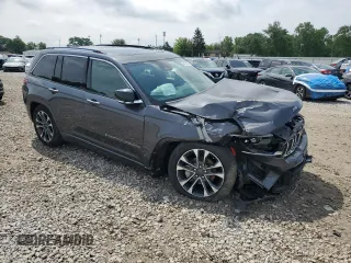 2023 Jeep Grand Cherokee Overland с VIN 1C4RJHDG3P8737215, выставлен на аукционе Copart как лот 58858905 с пробегом 28 364 миль миль и Списание • Salvage title. История ставок и продаж доступна на DreamBid. Изображение 4.