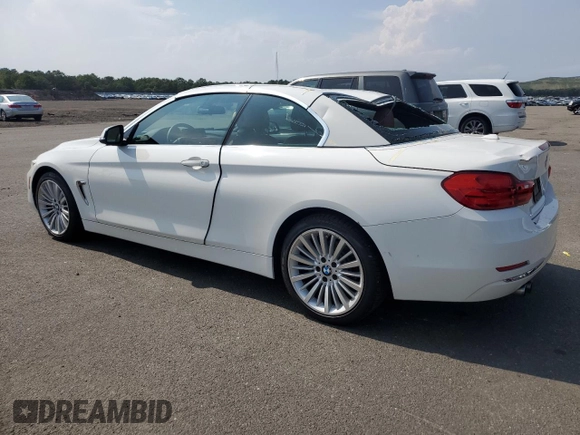 2015 BMW 4 Series 428i with VIN WBA3V7C57FP772880, listed as a Copart auction lot 62740295 with 107,673 mi miles and Salvage title. Bid and sale history available at DreamBid. Image 2.