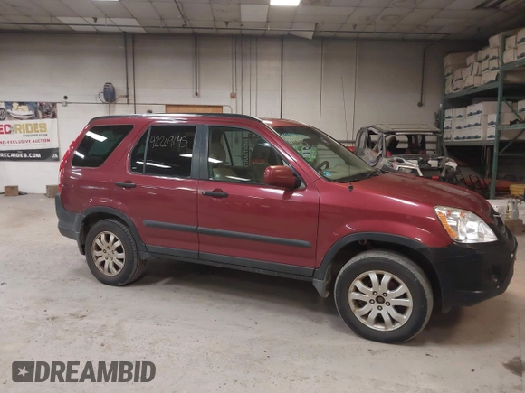 2005 Honda CR-V EX with VIN SHSRD78825U341996, listed as a IAAI auction lot 42209145 with 217,252 mi miles and . Bid and sale history available at DreamBid. Image 13.