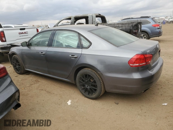 2014 Volkswagen Passat S with VIN 1VWAS7A35EC092113, listed as a Copart auction lot 78843894 with 130,492 mi miles and Salvage Title. Bid and sale history available at carsss.com. Image 2.