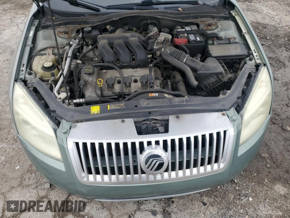 2008 Mercury Milan Premier with VIN 3MEHM08168R627378, listed as a Copart auction lot 59751325 with 102,795 mi miles and Salvage title. Bid and sale history available at DreamBid. Image 11.