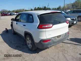 2014 Jeep Cherokee Sport with VIN 1C4PJMAB5EW171799, listed as a IAAI auction lot 41979110 with 155,851 mi miles. Bid and sale history available at carsss.com. Image 3.