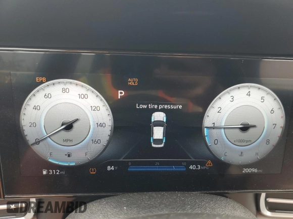 2023 Hyundai Elantra Limited with VIN KMHLP4AG5PU625813, listed as a Copart auction lot 54726965 with 20,096 mi miles and Salvage Title. Bid and sale history available at DreamBid. Image 9.