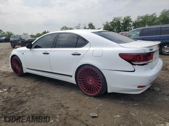 2013 Lexus LS 460 z VIN JTHCL5EF3D5016800, wystawiony jako Copart lot #57410765 z przebiegiem 174 007 mil mil oraz Szkoda całkowita • Salvage title. Historia ofert i sprzedaży dostępna na DreamBid. Obrazek 2.