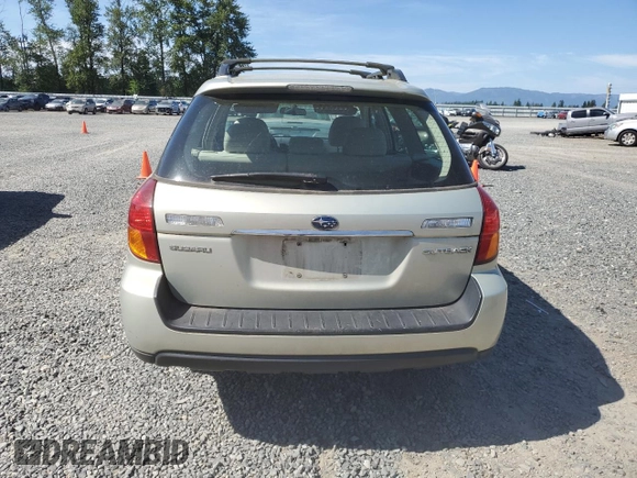 2005 Subaru Legacy Outback with VIN 4S4BP61C357393924, listed as a Copart auction lot 59738155 with 188,215 mi miles and Salvage title. Bid and sale history available at DreamBid. Image 6.