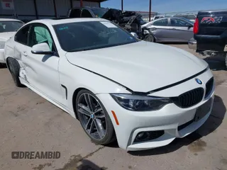 2019 BMW 4 Series 440i z VIN WBA4W7C56KAG52201, wystawiony jako IAAI lot #41639179 z przebiegiem 39 225 mil mil oraz . Historia ofert i sprzedaży dostępna na DreamBid. Obrazek 1.