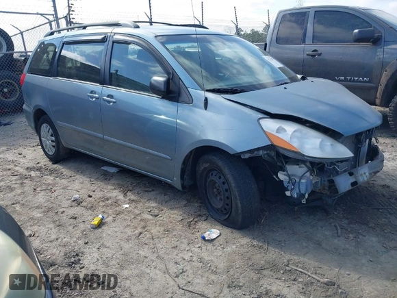 2006 Toyota Sienna CE with VIN 5TDZA23C26S584462, listed as a IAAI auction lot 41532297 with Not Provided miles and . Bid and sale history available at DreamBid. Image 1.