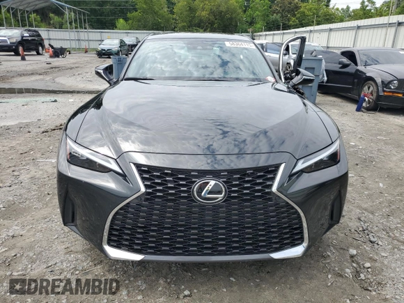 2024 Lexus IS 300 with VIN JTHCA1D24R5129899, listed as a Copart auction lot 58364115 with 23,360 mi miles and Salvage title. Bid and sale history available at DreamBid. Image 5.