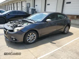 2015 Mazda 3 i Touring with VIN JM1BM1L74F1255247, listed as a Copart auction lot 60755455 with 102,554 mi miles and Salvage title. Bid and sale history available at DreamBid. Image 1.