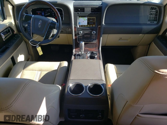 2016 Lincoln Navigator Reserve with VIN 5LMJJ2LT5GEL07236, listed as a Copart auction lot 46945745 with 25,431 mi miles and Salvage title. Bid and sale history available at DreamBid. Image 8.