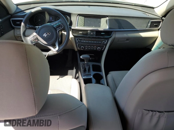 2017 Kia Optima LX with VIN 5XXGT4L39HG175053, listed as a Copart auction lot 57954765 with 92,867 mi miles and Salvage title. Bid and sale history available at DreamBid. Image 8.