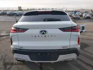 2022 Infiniti QX55 Essential with VIN 3PCAJ5K33NF106702, listed as a IAAI auction lot 41396756 with 20,580 mi miles and . Bid and sale history available at DreamBid. Image 17.