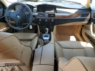 2008 BMW 5 Series 535i with VIN WBANW135X8CZ75971, listed as a Copart auction lot 52497715 with 61,050 mi miles and Salvage Title. Bid and sale history available at carsss.com. Image 8.