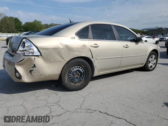 2008 Chevrolet Impala LS with VIN 2G1WB58KX81320619, listed as a Copart auction lot 53730765 with 116,640 mi miles and Clean Title. Bid and sale history available at DreamBid. Image 3.