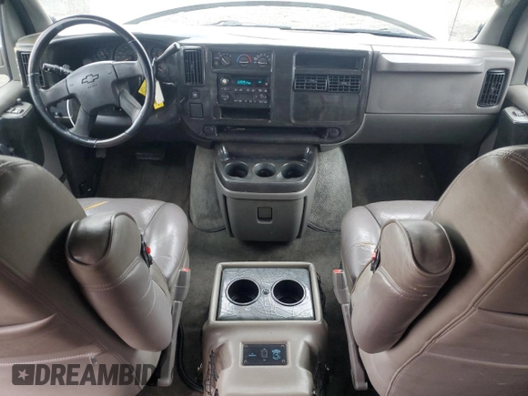 2005 Chevrolet Express Cargo Van YF7 Upfitter with VIN 1GBFG15T051168404, listed as a Copart auction lot 51548585 with 194,624 mi miles and Salvage Title. Bid and sale history available at carsss.com. Image 8.