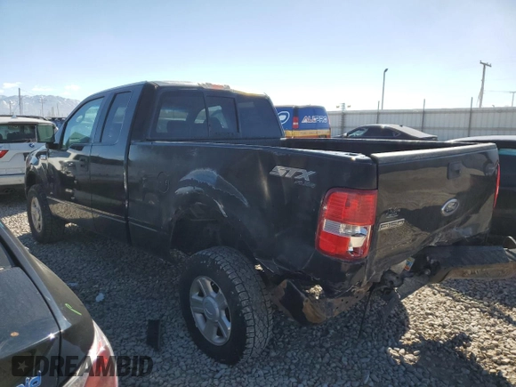 2005 Ford F-150 STX with VIN 1FTRX14WX5NA48994, listed as a Copart auction lot 46695035 with 253,055 mi miles and Salvage Title. Bid and sale history available at carsss.com. Image 2.