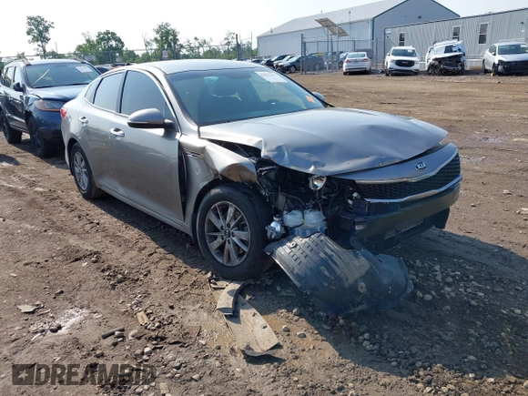 2016 Kia Optima LX with VIN 5XXGT4L37GG026235, listed as a IAAI auction lot 42432217 with 91,894 mi miles and . Bid and sale history available at DreamBid. Image 1.