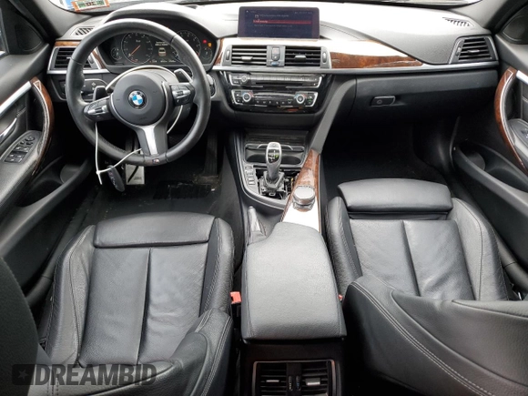2018 BMW 3 Series 330i xDrive with VIN WBA8D9C58JEB34939, listed as a Copart auction lot 58673705 with 51,639 mi miles and Salvage title. Bid and sale history available at DreamBid. Image 8.