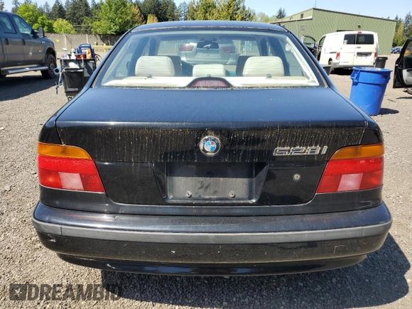 2000 BMW 5 Series 528iA with VIN WBADM6341YGU29669, listed as a Copart auction lot 55398505 with 0 mi miles and Salvage Title. Bid and sale history available at carsss.com. Image 6.