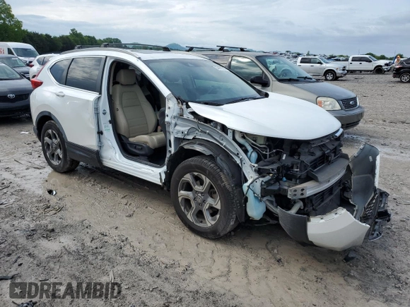 2019 Honda CR-V EX-L with VIN JHLRW2H83KX023345, listed as a Copart auction lot 54613775 with 95,716 mi miles and Salvage Title. Bid and sale history available at DreamBid. Image 4.