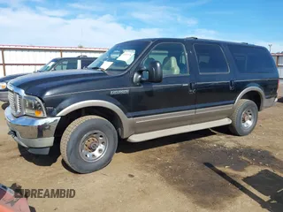 2001 Ford Excursion Limited with VIN 1FMNU43S41EB45847, listed as a IAAI auction lot 42553378 with 287,390 mi miles and . Bid and sale history available at DreamBid. Image 2.
