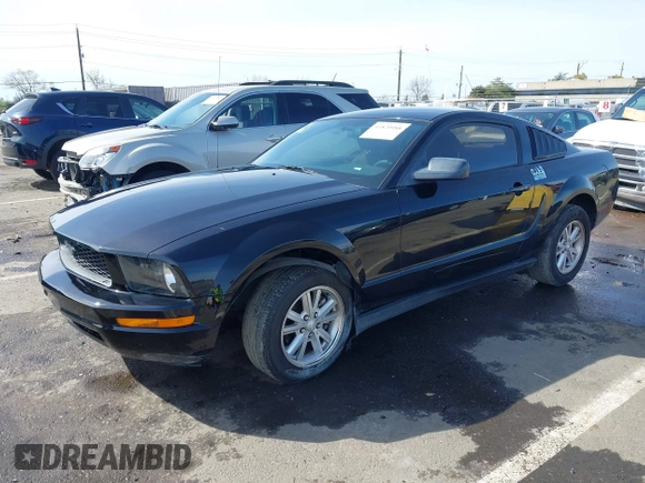 2008 Ford Mustang Deluxe with VIN 1ZVHT80N085138945, listed as a IAAI auction lot 41820988 with 127,880 mi miles. Bid and sale history available at carsss.com. Image 2.