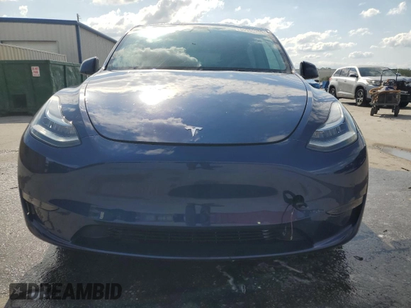 2022 Tesla Model Y Long Range with VIN 7SAYGAEE2NF390507, listed as a Copart auction lot 50986965 with 48,027 mi miles and Non Repairable. Bid and sale history available at DreamBid. Image 5.