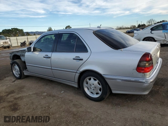 2000 Mercedes-Benz C 230 Kompressor with VIN WDBHA24GXYA802790, listed as a Copart auction lot 87460324 with 156,593 mi miles and Salvage Title. Bid and sale history available at carsss.com. Image 2.