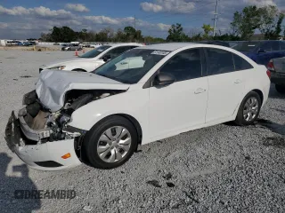 2014 Chevrolet Cruze LS with VIN 1G1PA5SH2E7414898, listed as a Copart auction lot 51145165 with 118,021 mi miles and Salvage Title. Bid and sale history available at carsss.com. Image 1.