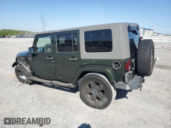 2008 Jeep Wrangler Unlimited Sahara with VIN 1J4GA59148L504608, listed as a Copart auction lot 52400325 with 123,959 mi miles and Salvage Title. Bid and sale history available at carsss.com. Image 2.