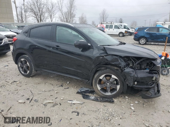 2018 Honda HR-V EX-L Navi with VIN 3CZRU6H77JM712904, listed as a Copart auction lot 50227785 with 34,731 mi miles and Clean Title. Bid and sale history available at carsss.com. Image 4.