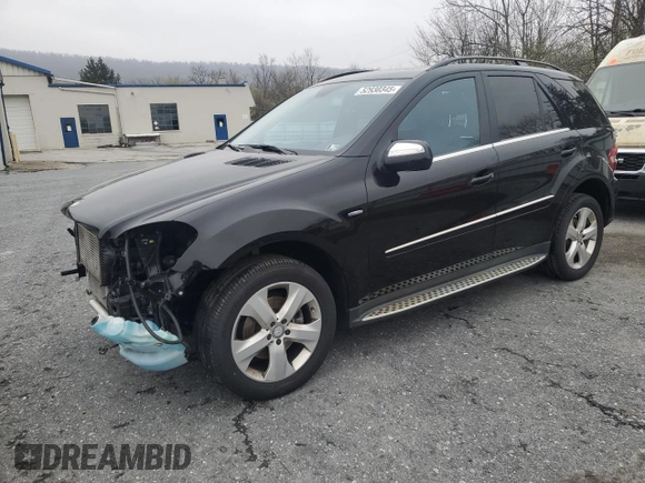 2010 Mercedes-Benz M 350 with VIN 4JGBB2FB8AA620545, listed as a Copart auction lot 52930345 with 74,378 mi miles and Salvage Title. Bid and sale history available at DreamBid. Image 1.