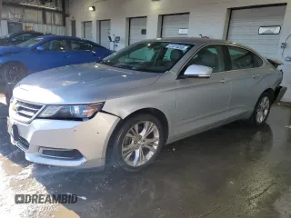 2015 Chevrolet Impala LT with VIN 2G1115SLXF9234420, listed as a Copart auction lot 41874655 with 130,669 mi miles and Salvage Title. Bid and sale history available at DreamBid. Image 1.