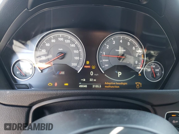 2017 BMW M4 with VIN WBS3R9C51HK709253, listed as a Copart auction lot 56859804 with 49,049 mi miles. Bid and sale history available at carsss.com. Image 9.