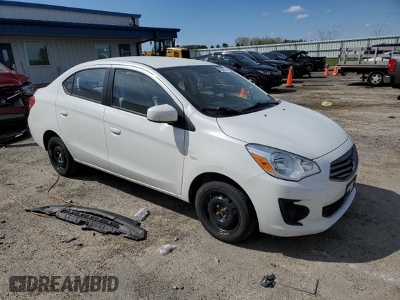 2017 Mitsubishi Mirage ES with VIN ML32F3FJ4HHF10735, listed as a Copart auction lot 54632945 with 78,161 mi miles and Clean title. Bid and sale history available at DreamBid. Image 4.