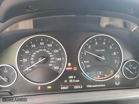 2016 BMW 4 Series 428i xDrive with VIN WBA3T1C50GP821499, listed as a Copart auction lot 78782304 with 43,047 mi miles and Salvage Title. Bid and sale history available at carsss.com. Image 9.