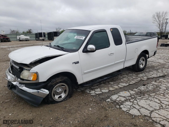 1999 Ford F-150 Work Series with VIN 1FTZX1727XKB60214, listed as a Copart auction lot 80612004 with 255,303 mi miles and Salvage Title. Bid and sale history available at carsss.com. Image 1.