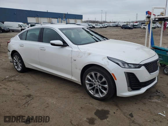 2022 Cadillac CT5 Premium Luxury z VIN 1G6DT5RK0N0133815, wystawiony jako Copart lot #41444045 z przebiegiem 31 931 mil mil oraz Szkody całkowita. Historia ofert i sprzedaży dostępna na DreamBid. Obrazek 4.