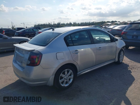 2010 Nissan Sentra SR with VIN 3N1AB6AP8AL727018, listed as a IAAI auction lot 41508459 with 75,989 mi miles and . Bid and sale history available at DreamBid. Image 4.