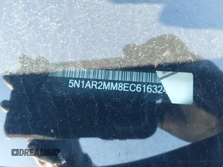 2014 Nissan Pathfinder SV with VIN 5N1AR2MM8EC616324, listed as a IAAI auction lot 41767861 with 110,833 mi miles. Bid and sale history available at carsss.com. Image 12.