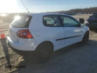 2009 Volkswagen Rabbit S with VIN WVWAB71K09W070020, listed as a Copart auction lot 86055004 with 157,031 mi miles and Salvage Title. Bid and sale history available at carsss.com. Image 3.