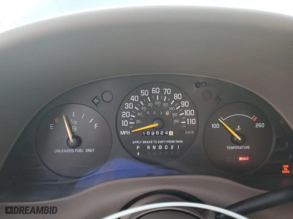 1998 Chevrolet Lumina with VIN 2G1WL52M0W9285742, listed as a Copart auction lot 78211614 with 169,624 mi miles and Salvage Title. Bid and sale history available at carsss.com. Image 9.