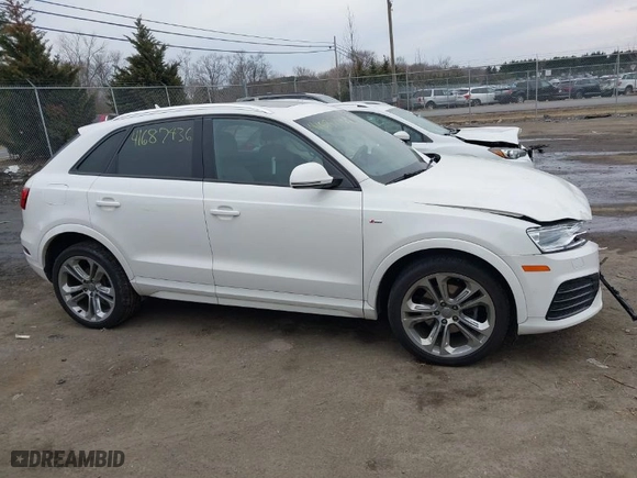 2018 Audi Q3 Premium with VIN WA1ECCFS1JR015959, listed as a IAAI auction lot 41687436 with 126,924 mi miles. Bid and sale history available at carsss.com. Image 13.